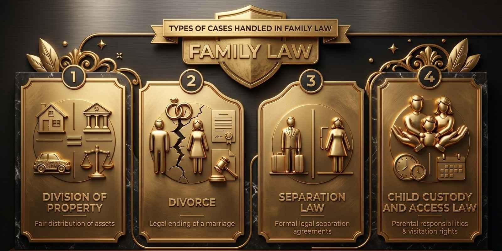 Types of Cases Handled in Family Law
